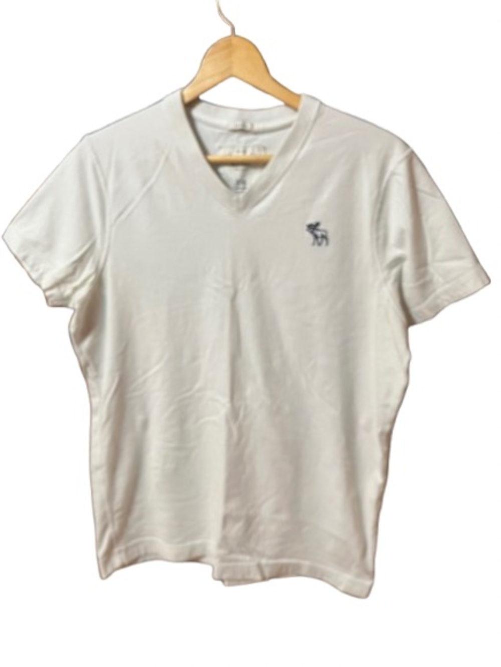 Abercrombie & Fitch Muscle Men's White V-Neck Short Sleeve Shirt Size XXL